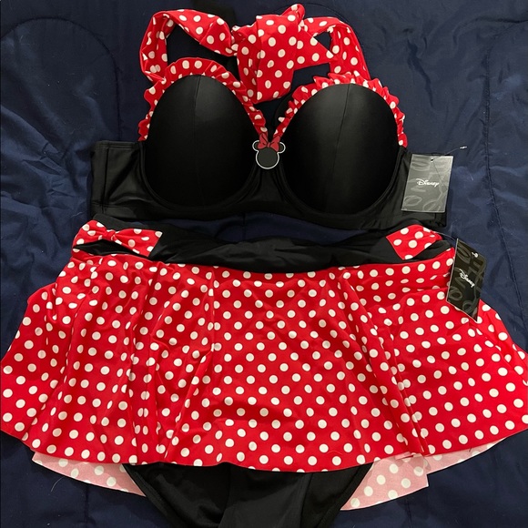Disney Other - Size 1 Plus (1x) 2 piece Minnie Mouse swim suit
